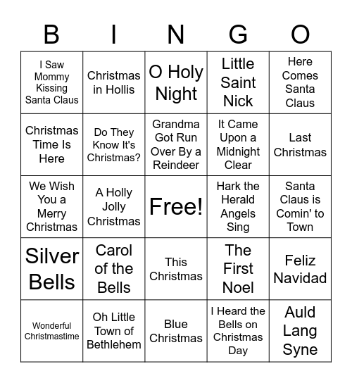 Region 6 Holiday Bingo Card