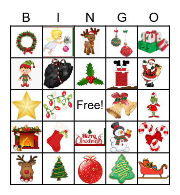 ~ ESL Holiday BINGO ~ Bingo Card