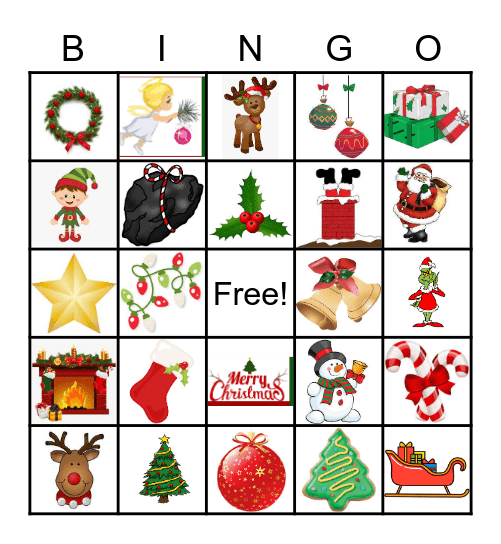 ~ ESL Holiday BINGO ~ Bingo Card