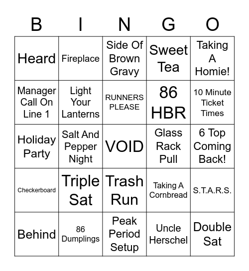 BARREL BINGO Card