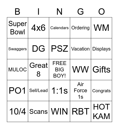 OMZ #HOWWECAN Bingo Card