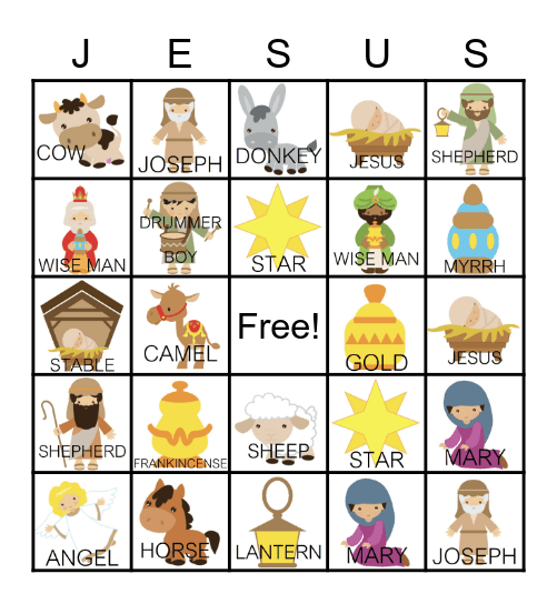 Christmas Bingo Card