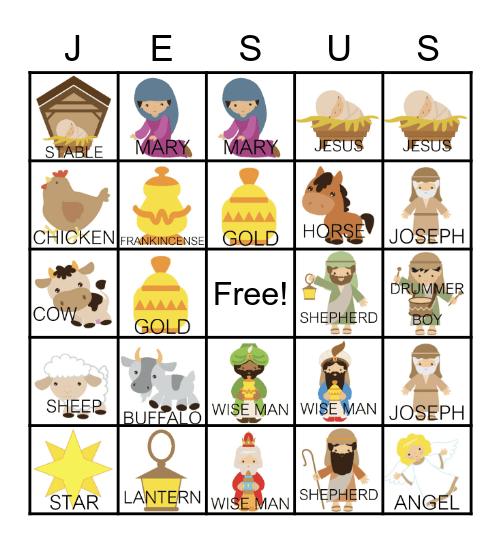 Christmas Bingo Card