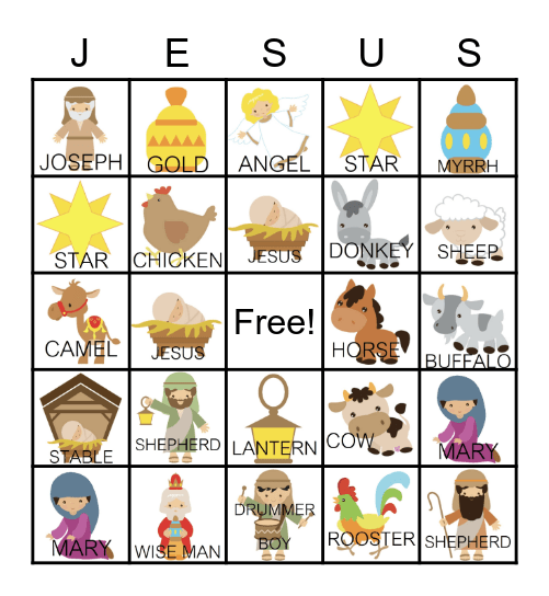 Christmas Bingo Card