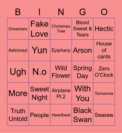 @2014_Anushka Bingo Card