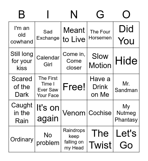 Marvel BBS Round 3 Bingo Card