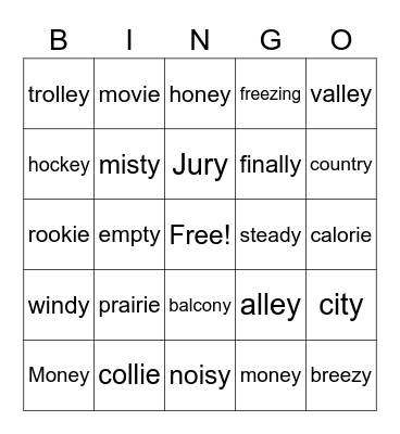 The Horned Toad Prince Bingo Card