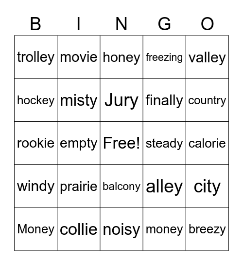 The Horned Toad Prince Bingo Card