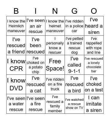 Confirmation November 12 Bingo Card