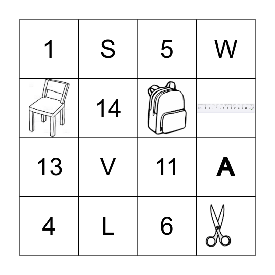 2025 école Bingo Card