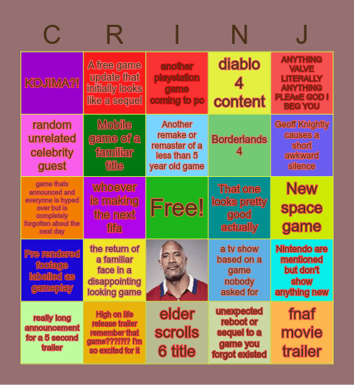 Bingo Card Bingo Card