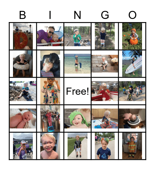 DYLAN'S BIRTHDAY Bingo Card