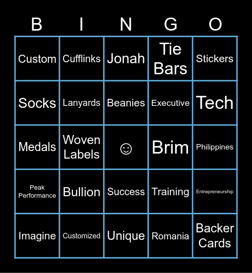 STUDIO BINGO Card