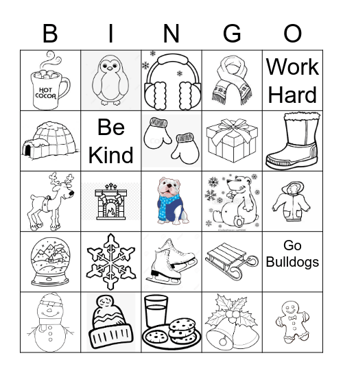 WINTER BINGO Card