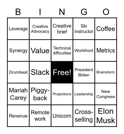 AL Retreat Bingo Card