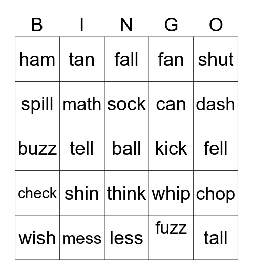 Unit 6 Review Bingo Card