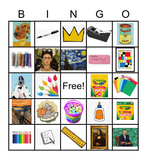 ART Bingo! Bingo Card