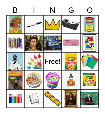 ART Bingo! Bingo Card