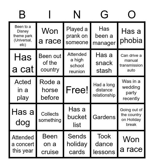 Say what???? Bingo Card