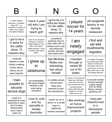 MCOD BINGO Card