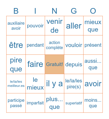 FR102-01 FA22 Révision Bingo Card