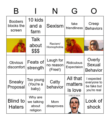 Love is Bingo Card