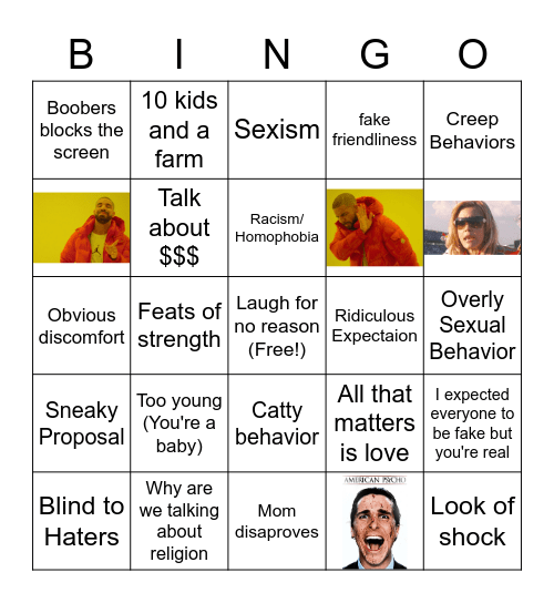 Love is Bingo Card