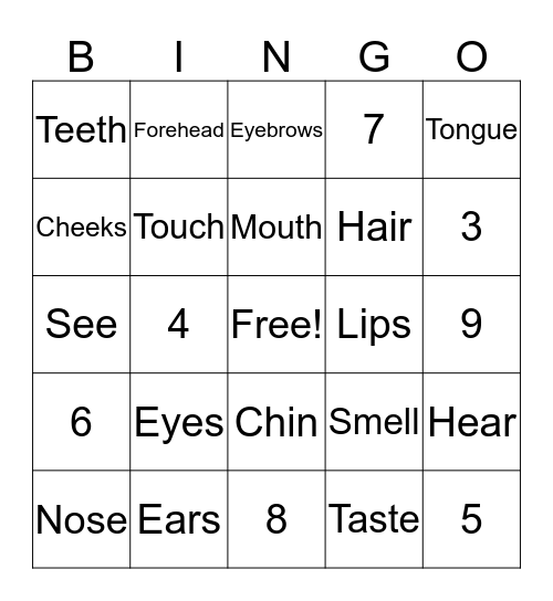 Review Bingo Card