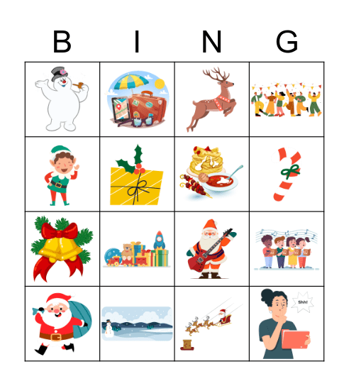 Christmas Bingo by Pro English Bingo Card