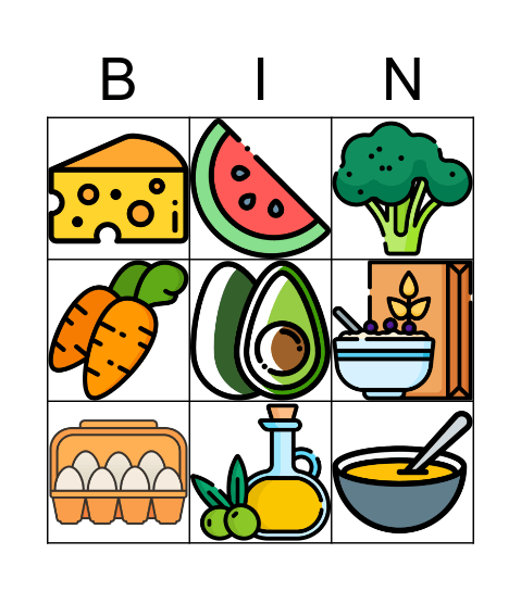 WE EAT, WE ARE Bingo Card