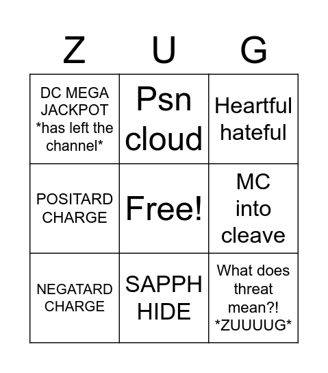 How to fail immortal Bingo Card