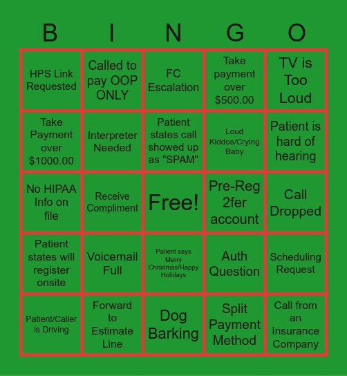 CSP Pre-Reg Bingo Card