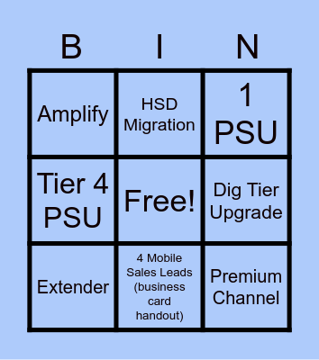 BINGO BLITZ Bingo Card