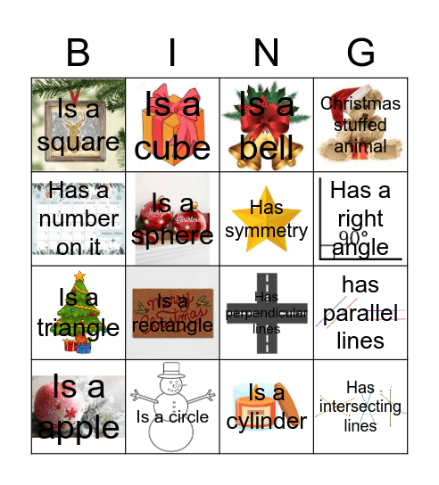 Christmas Bingo Card