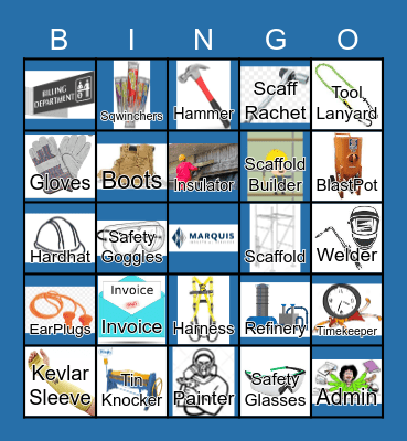 Marquis Industrial Bingo Card