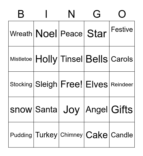Happy Holidays.2 Bingo Card