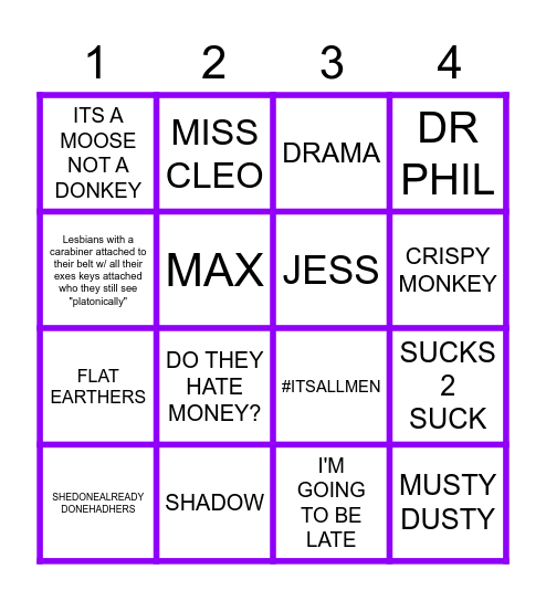 DOM'S THOTTY-ND BIRTHDAY! Bingo Card