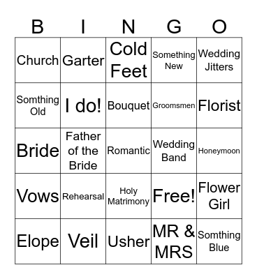 Kaitlyn BINGO Card