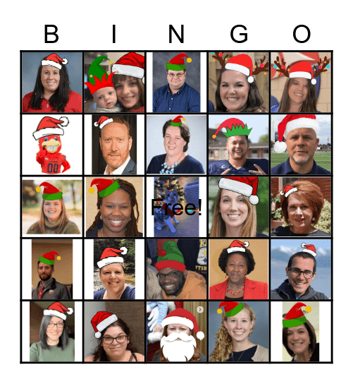 CUB Holiday Bingo Card