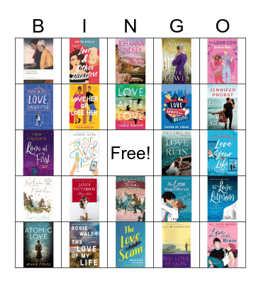 Book Bingo #5-Love! Bingo Card