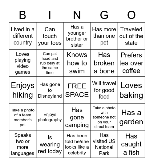 QA Ops Team Bingo Card