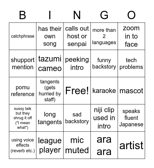 XSoleil Debuts Bingo Card