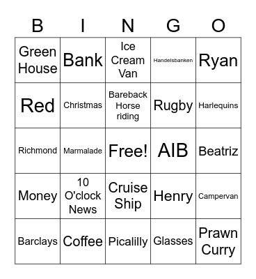 Poppa John's Birthday Bingo! Bingo Card