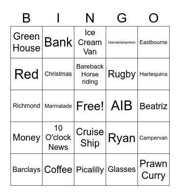 Poppa John's Birthday Bingo! Bingo Card