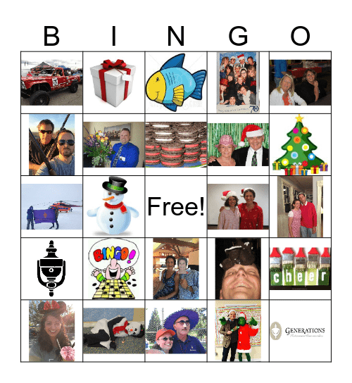 Holiday Fun 2015 Bingo Card