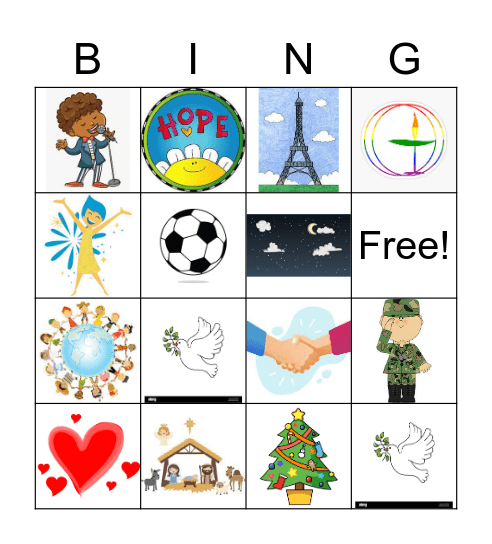 Christmas in the Trenches Bingo Card