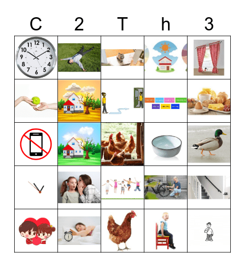 mijn huis (Borre en de nachtzwarte kat) Bingo Card