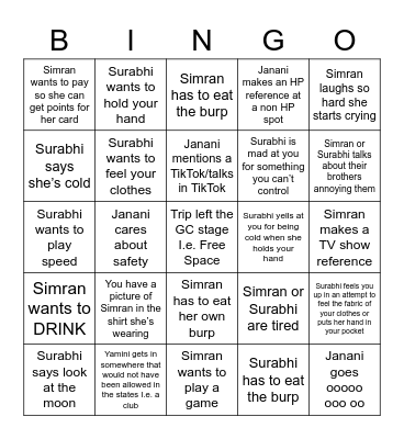 LONDIS PARDON 2022 Bingo Card