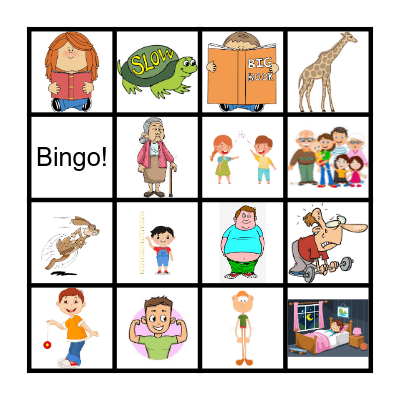 Picture Bingo Card