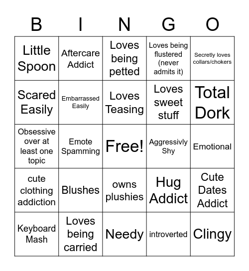 Bottom Bingo Card